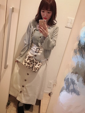 「one after another NICE CLAUP（ワンアフターアナザーナイスクラップ）のアイテム（アンサンブル）」を使った、yukinoさん（レディース・150cm）の秋コーディネート