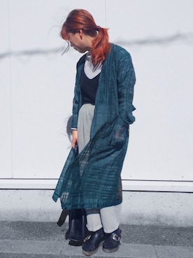 「Factor=（ファクターイコール）のアイテム（トップス）」を使った、kumiosadaさん（レディース・155cm）の春コーディネート