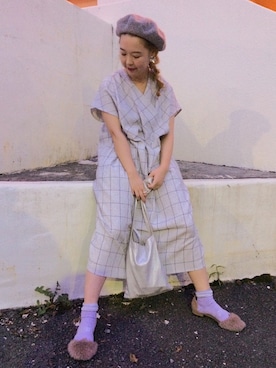 「オールグレー」｜「アイテム（パンプス）」を使った、kumiosadaさん（レディース・155cm）の秋コーディネート