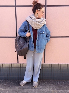 「Factor=（ファクターイコール）のアイテム（ジャケット/アウター）」を使った、kumiosadaさん（レディース・155cm）の冬コーディネート