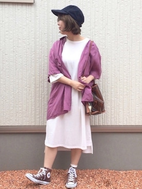 「Factor=（ファクターイコール）のアイテム（ワンピース/ドレス）」を使った、kumiosadaさん（レディース・155cm）の春コーディネート