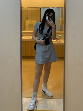 「アイテム（ワンピース/ドレス）」を使った、ハンナさん（レディース・170cm・10代）の夏コーディネート