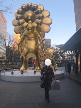 「dazzlin（ダズリン）のアイテム（チェスターコート）」を使った、huyuki1225さん（レディース・153cm）の冬コーディネート