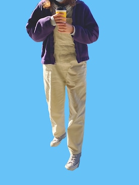 「UNIQLO（ユニクロ）のエクストラファインメリノリブタートルネックセーター（長袖）（ニット/セーター）」を使った、ちぇるこさん（レディース・164cm）の冬コーディネート