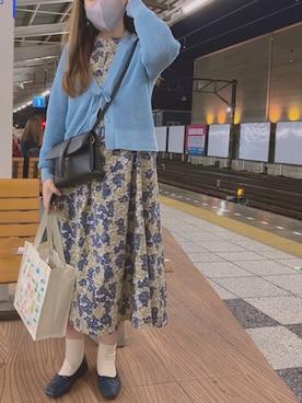 「yuni（ユニ　）のアイテム（ワンピース/ドレス）」を使った、きなこさん（レディース・162cm）の春コーディネート