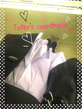 momoさん（レディース・160cm）の冬コーディネート