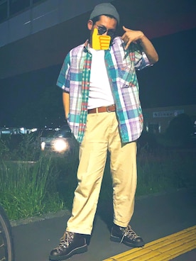 Roberto・H・ Shunskeさん（メンズ・173cm）の夏コーディネート