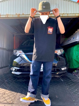 Roberto・H・ Shunskeさん（メンズ・173cm）の夏コーディネート