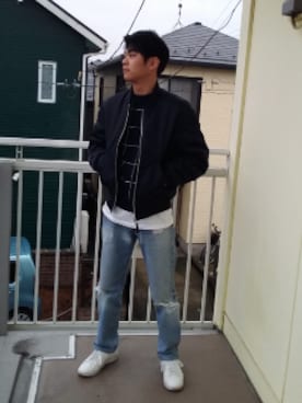 「haco!（ハコ）のアイテム（アナログ腕時計）」を使った、yukito saitoさん（メンズ・165cm）の冬コーディネート