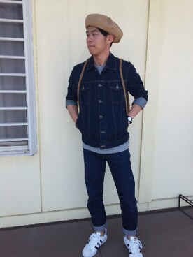 yukito saitoさん（メンズ・165cm）の春コーディネート