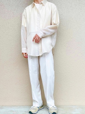 「archives（アルシーヴ）のアイテム」を使った、oryuryusanさん（メンズ・170cm）の春コーディネート