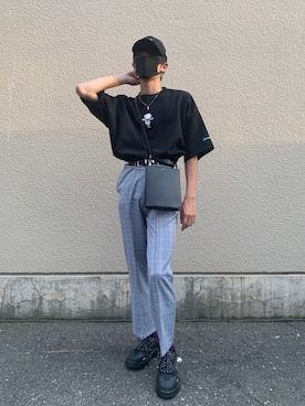 「アイテム（ピアス（片耳用））」を使った、チャズ / 자주さん（メンズ・176cm）の夏コーディネート