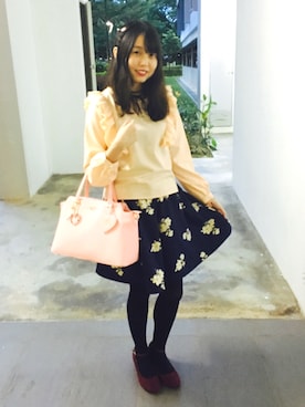 アンドリーナ🇸🇬さん（レディース・160cm）の冬コーディネート