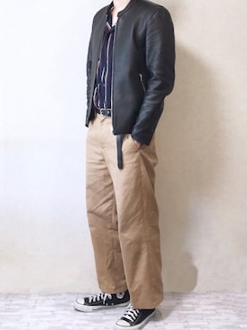 やじさん（メンズ・171cm）の秋コーディネート