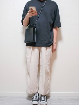 「エアリズム」｜やじさん（メンズ・171cm）の夏コーディネート