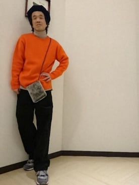 「ADAM ET ROPE'（アダムエロペ）のアイテム（アクセサリー）」を使った、じゅんさん（メンズ・167cm）の冬コーディネート