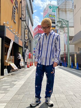 「SCOTCH&SODA（スコッチアンドソーダ）のアイテム」を使った、ikumi901さん（メンズ・169cm）の夏コーディネート