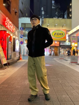「FULLCOUNT（フルカウント）のアイテム」を使った、ikumi901さん（メンズ・169cm）の冬コーディネート