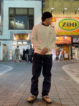 「FULLCOUNT（フルカウント）のアイテム」を使った、ikumi901さん（メンズ・169cm）の冬コーディネート
