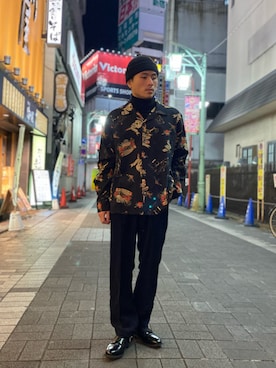 Schott(ショット)HAWAIIAN LS SHIRT TATTOO/ハワイアンシャツ タトゥー