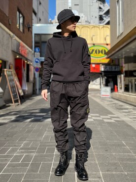 Uncut Bound 新宿｜ikumi901使用「SANDERS（SANDERS(サンダース） MILITARY DERBY BOOT）」的時尚穿搭