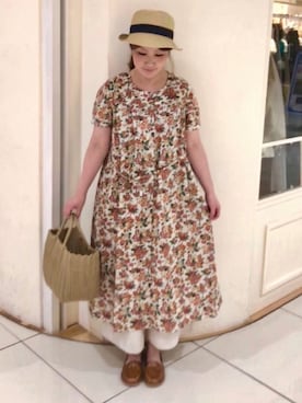 「153cm」｜「アイテム（スリッポン）」を使った、i。さん（レディース・153cm）の春コーディネート