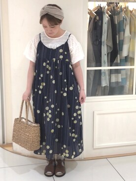 i。さん（レディース・153cm）の夏コーディネート