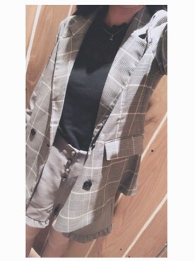 (´ ・ ω ・ `)さん(レディース・164cm)の春コーディネート