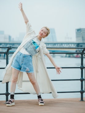 Momoeさん（レディース・160cm）の夏コーディネート
