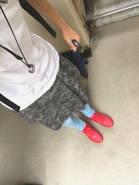 「アイテム（スカート）」を使った、えてぃさん（メンズ・177cm）の夏コーディネート