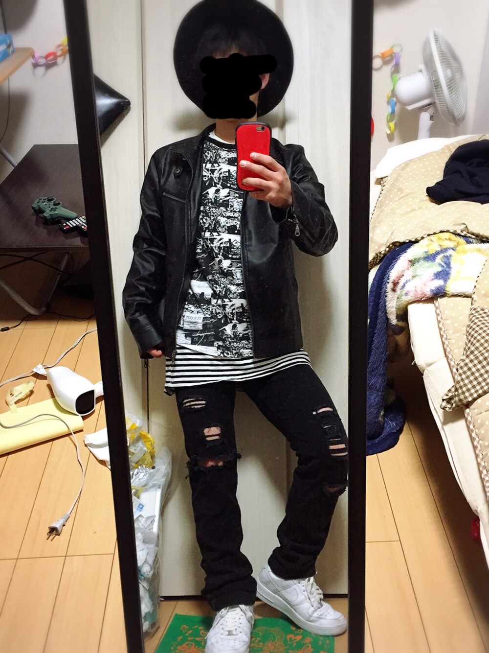「カジュアル春コーデ」｜「FRILのアイテム（Tシャツ/カットソー、その他）」を使った、りゅうがさん（メンズ・161cm）の春コーディネートの1枚目の写真