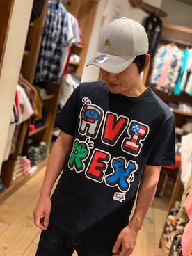 「AVIREX（アヴィレックス）のアイテム（キャップ）」を使った、TAKAYUKIさん（メンズ・160cm）の春コーディネート