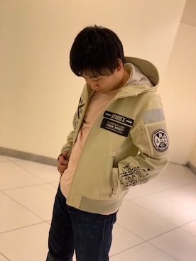 AVIREX ジャケット・アウター ホワイト　メンズ　秋服 AVIREXのジャケット/アウター（ホワイト系）を使ったメンズ人気