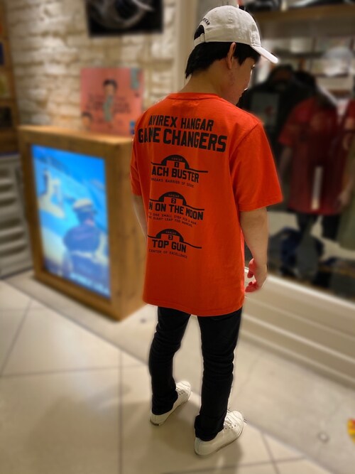 Avirex なんばtakayukiさんのtシャツ カットソーを使ったコーディネート Zozotown