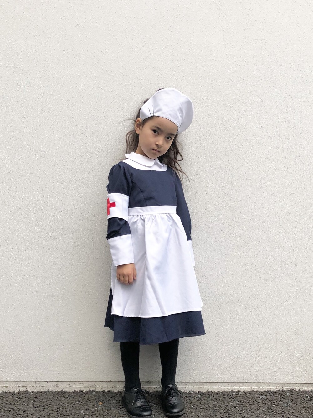 「wearhalloween2017、ハロウィン、kids、仮装、秋のコーデ、halloween、女の子コーデ、キッズコーデ、小学生、ナース」｜「Catherine Cottageのアイテム（コスチューム/パーティーグッズ、ブルー系）」を使った、mihoさん（キッズ・120cm）の秋コーディネートの1枚目の写真