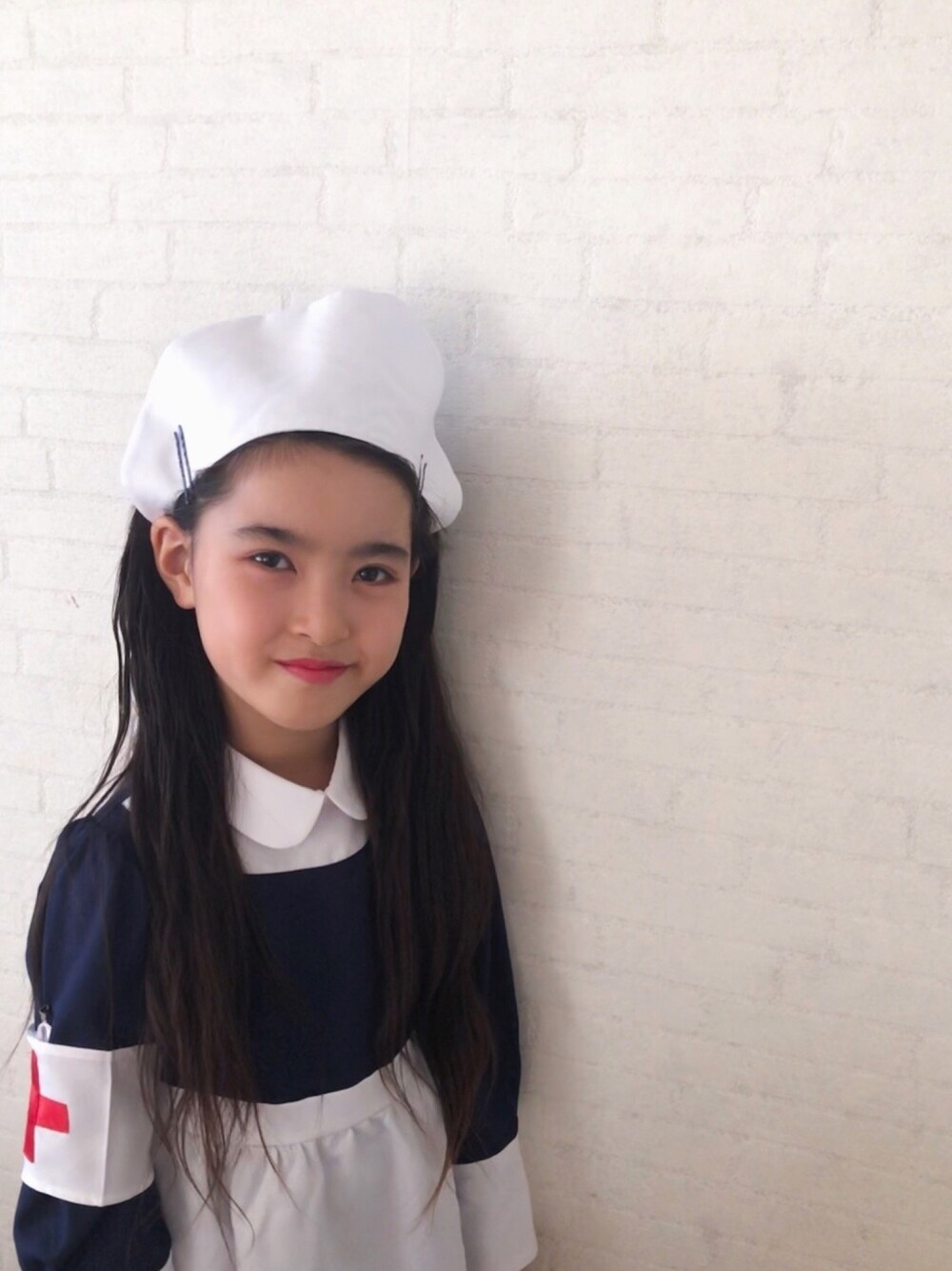 「wearhalloween2019、キッズコーデ、ハロウィンコーデ、ハロウィン、仮装、ハロウィンパーティー、コスチューム、女の子コーデ、ナース」｜「Catherine Cottageのアイテム（コスチューム/パーティーグッズ、ブルー系）」を使った、mihoさん（キッズ・128cm）の秋コーディネートの1枚目の写真