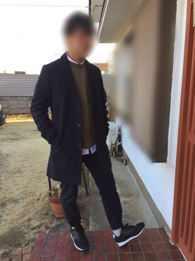 「Right-on（ライトオン）のアイテム（ダウンジャケット/コート）」を使った、けぃごさん（メンズ・178cm）の冬コーディネート