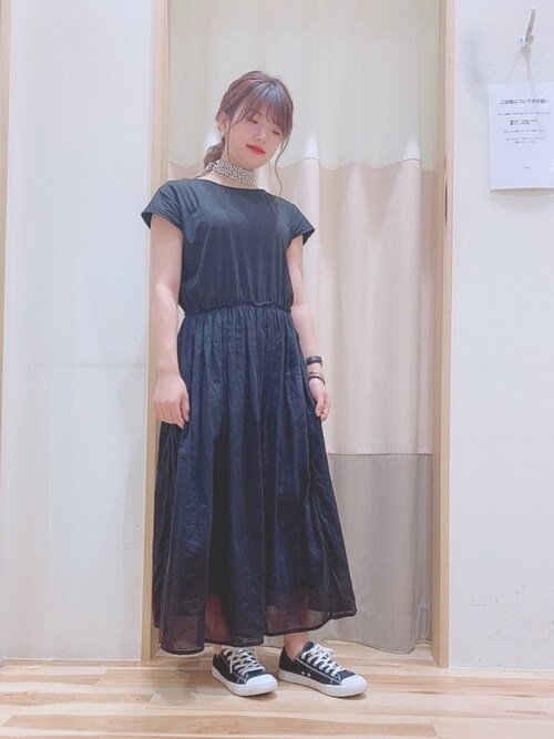 Chisato Sm2 Keittio イオンモール常滑 Samansa Mos2 Blueのワンピースを使ったコーディネート Wear