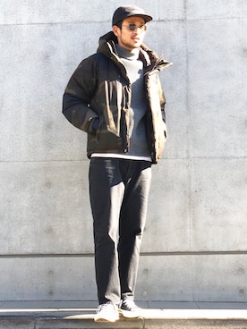 「ONIKI（オニキ）のアイテム」を使った、SCGさん（メンズ・178cm）の冬コーディネート