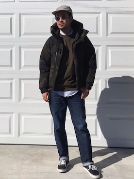 SCGさん（メンズ・178cm）の冬コーディネート