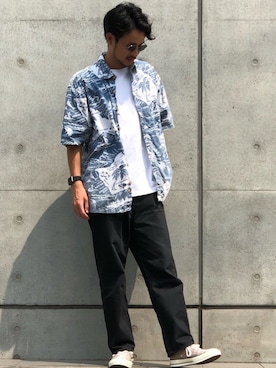 「ONIKI（オニキ）のアイテム」を使った、SCGさん（メンズ・178cm）の夏コーディネート