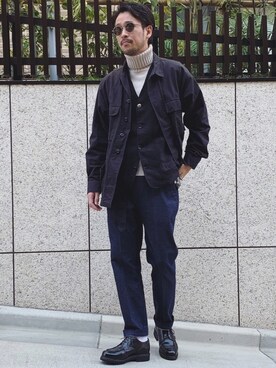 「rdv o globe（ランディヴ－オーグローブ）のアイテム」を使った、SCGさん（メンズ・178cm）の秋コーディネート