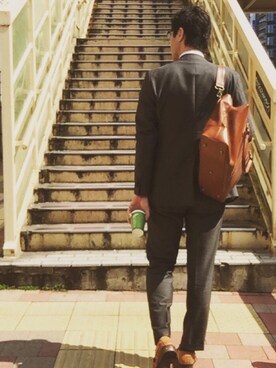 「ビジネススタイル」｜「アイテム（食器/キッチン）」を使った、mintyさん（メンズ・178cm）の春コーディネート