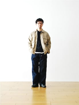 「MHL.」｜WONDERMOUNTAINさん（メンズ・174cm）の冬コーディネート