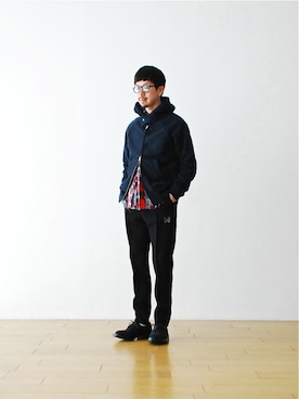 「 Tricker's」｜WONDERMOUNTAINさん（メンズ・174cm）の冬コーディネート