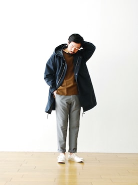 「Kaptain Sunshine（キャプテン サンシャイン）のアイテム」を使った、WONDERMOUNTAINさん（メンズ・174cm）の春コーディネート