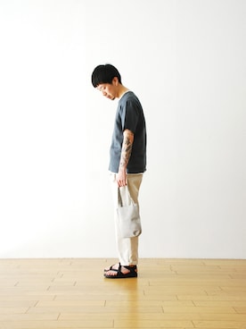 「Chaco（チャコ）のアイテム」を使った、WONDERMOUNTAINさん（メンズ・174cm）の春コーディネート