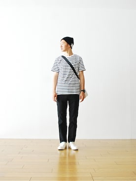 「アイテム（アナログ腕時計）」を使った、WONDERMOUNTAINさん（メンズ・175cm）の夏コーディネート