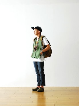 「アイテム（その他シューズ）」を使った、WONDERMOUNTAINさん（メンズ・168cm・30代）の夏コーディネート