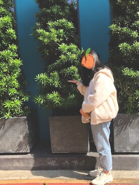 「CACO（カコ）のアイテム（ジャケット/アウター）」を使った、xnn.nn._さん（レディース・152cm）の秋コーディネート